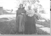 SA0057 - Emily Curtiss and Eldress Sophia Helfrich were of the Second Family. Captioned: 